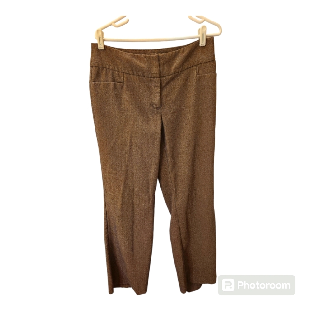 Apt 9 brown curvy fit dress pants size 10